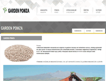 Tablet Screenshot of gardenpomza.com